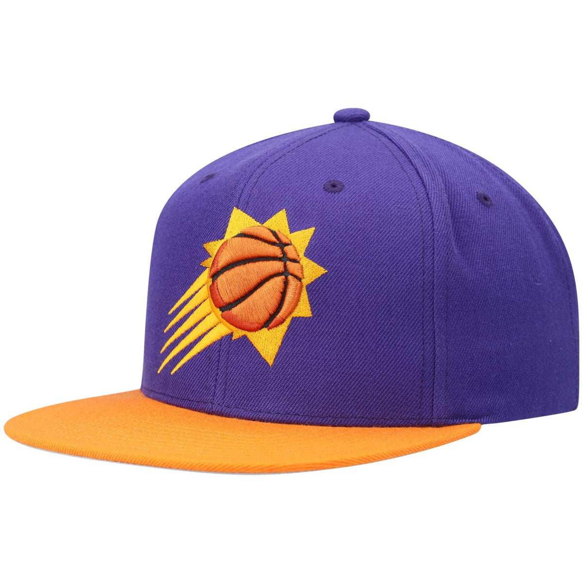 Phoenix Suns Team Two-Tone 2.0 Snapback Hat Purple/Orange