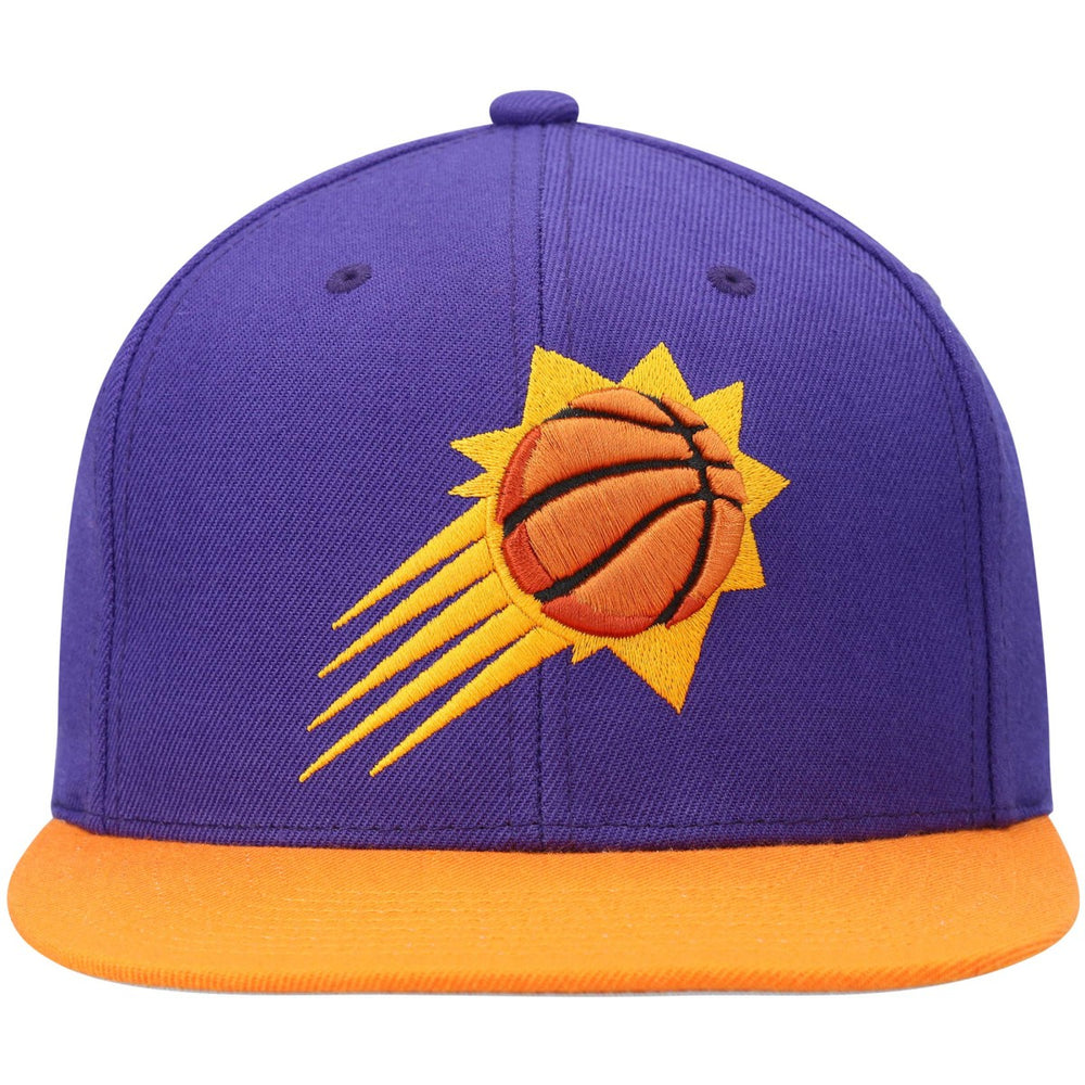Phoenix Suns Team Two-Tone 2.0 Snapback Hat Purple/Orange