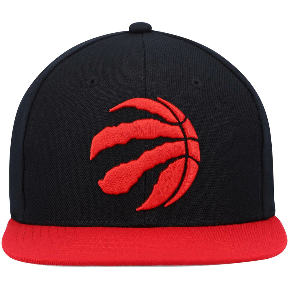 Toronto Raptors Team Two-Tone 2.0 Snapback Hat Black/Red