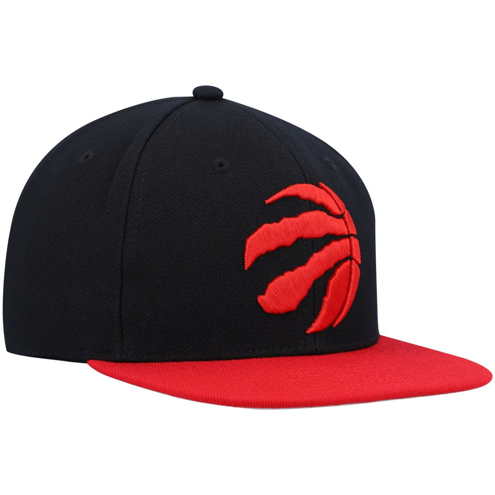 Toronto Raptors Team Two-Tone 2.0 Snapback Hat Black/Red