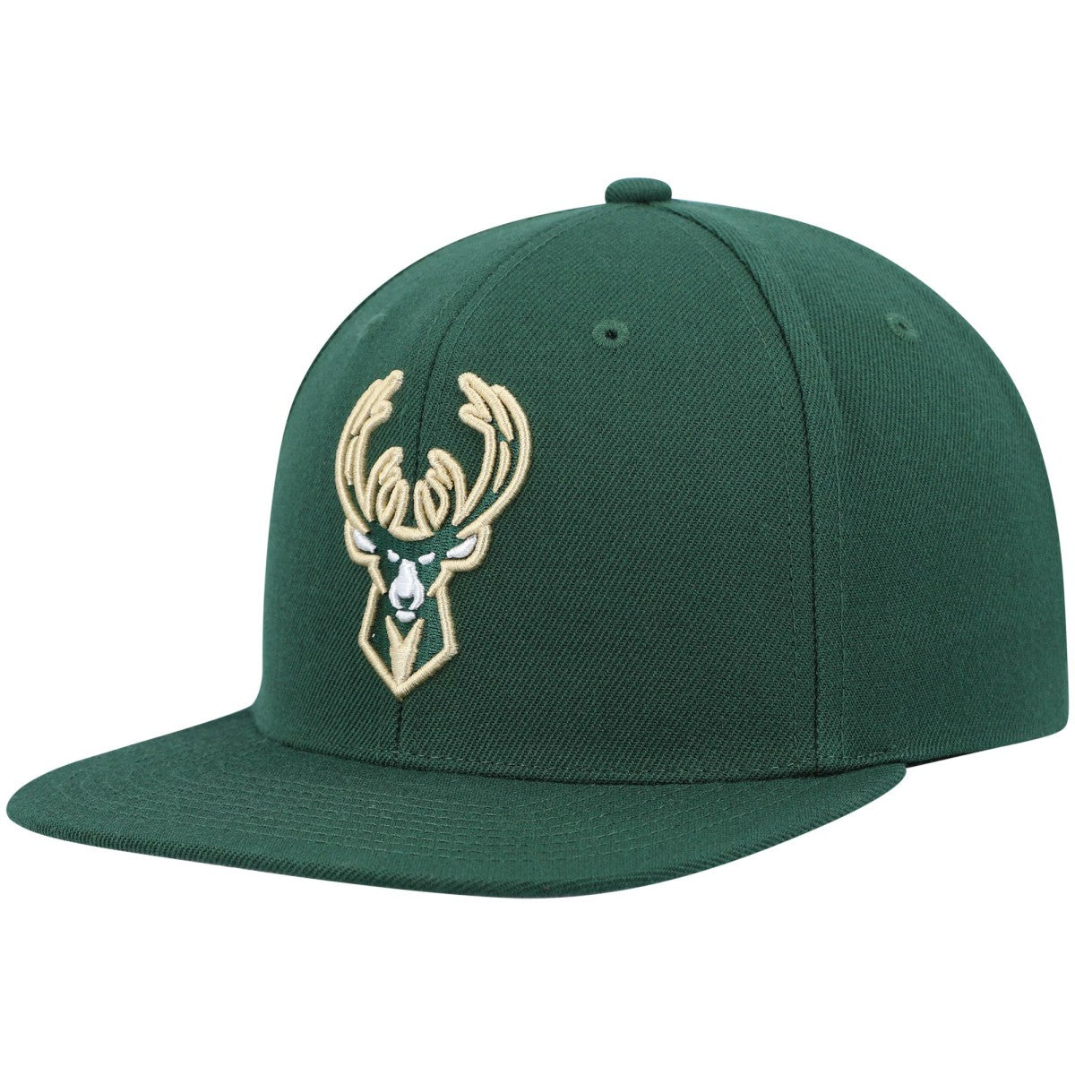 Milwaukee Bucks Ground 2.0 Snapback Hat Hunter Green