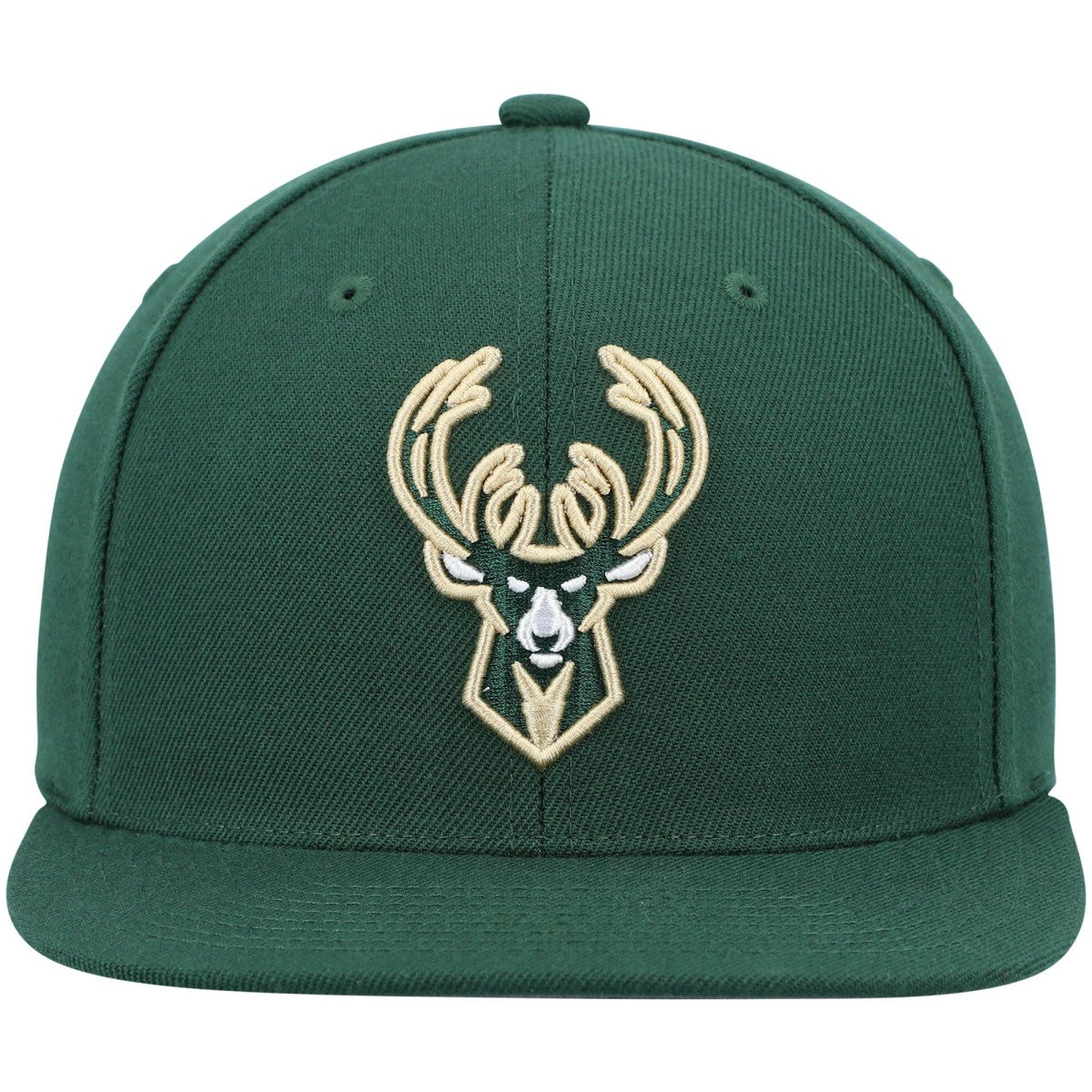 Milwaukee Bucks Ground 2.0 Snapback Hat Hunter Green