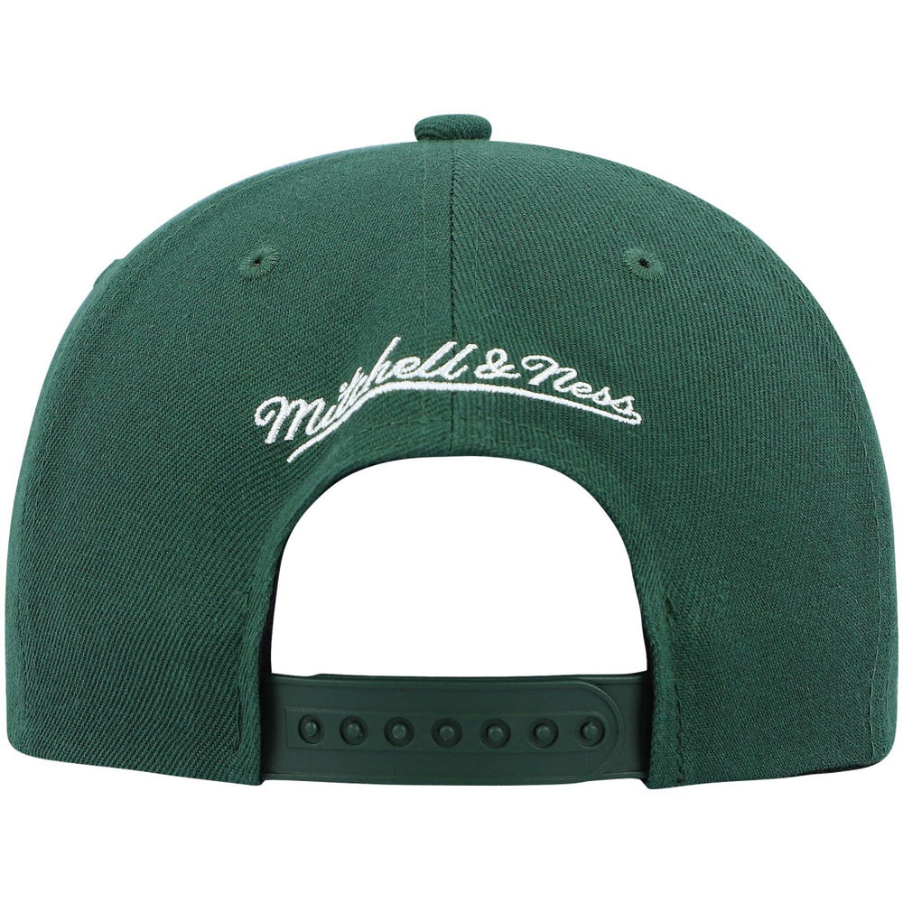 Milwaukee Bucks Ground 2.0 Snapback Hat Hunter Green