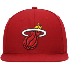 Miami Heat Ground 2.0 Snapback Hat Red