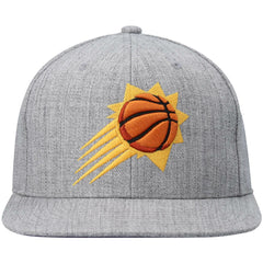 Phoenix Suns 2.0 Snapback Hat Heathered Gray