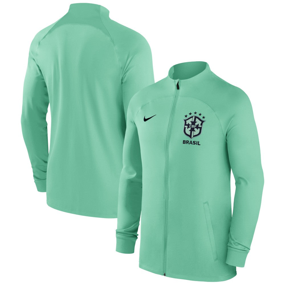 Brazil National Team Strike Raglan Full-Zip Performance Track Jacket Green shop