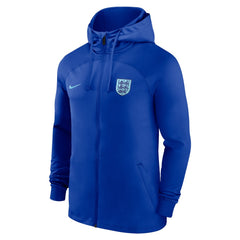 England National Team Strike Raglan Hoodie Full-Zip Track Jacket Blue