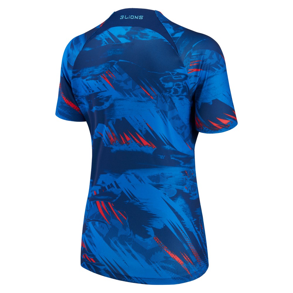 England National Team Women's 2022 Pre-Match Top Blue