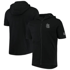 St. Louis Cardinals Levelwear Recruit Short Sleeve Full-Zip Hoodie Jacket - Black Jackets
