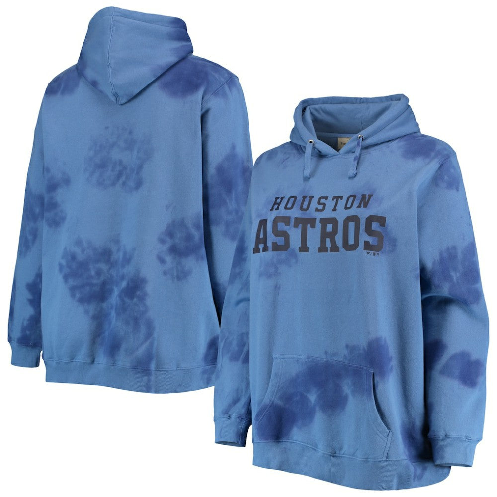 Houston Astros Women's Plus Size Cloud Pullover Hoodie - Navy Hoodies