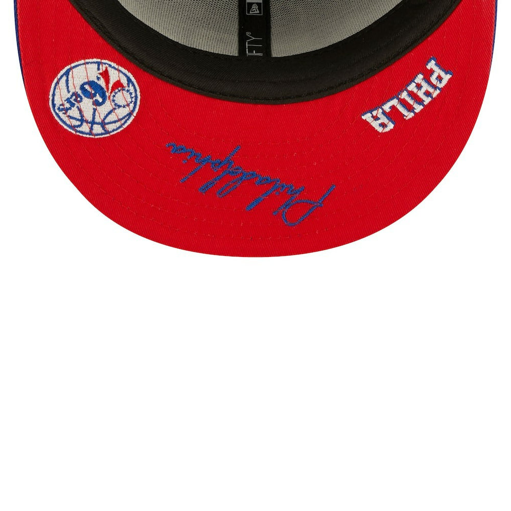 Philadelphia 76ers Fall 22 Identity 59FIFTY Fitted Hat Royal