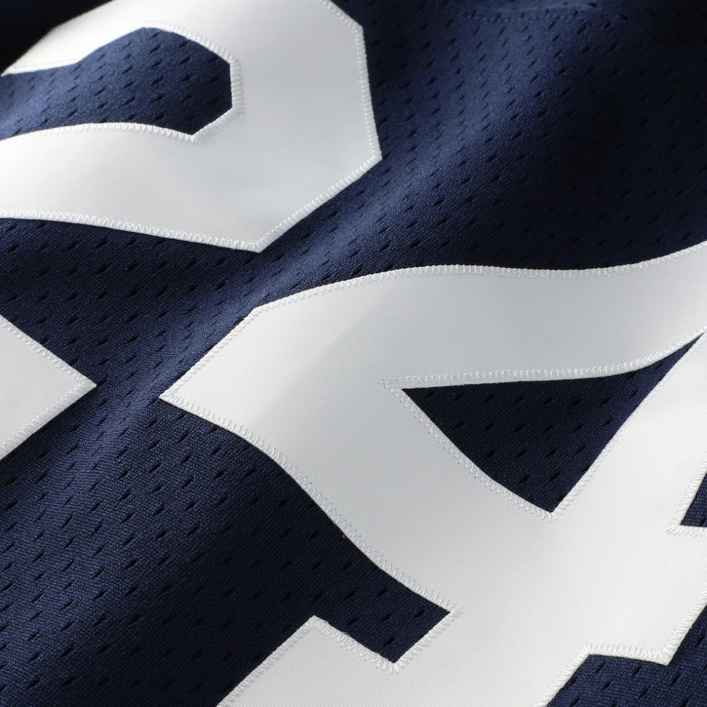 Rickey Henderson New York Yankees Mitchell & Ness Cooperstown Collection Mesh Batting Practice Button-Up Jersey - Navy Jerseys