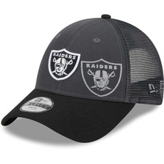 Las Vegas Raiders New Era Youth Reflect 9FORTY Adjustable Hat Graphite