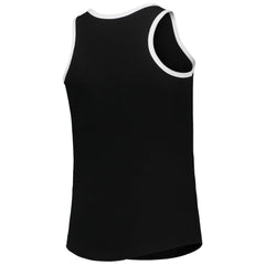 Chicago White Sox New Era Girls Youth Henley Tank Top - Black Tanks