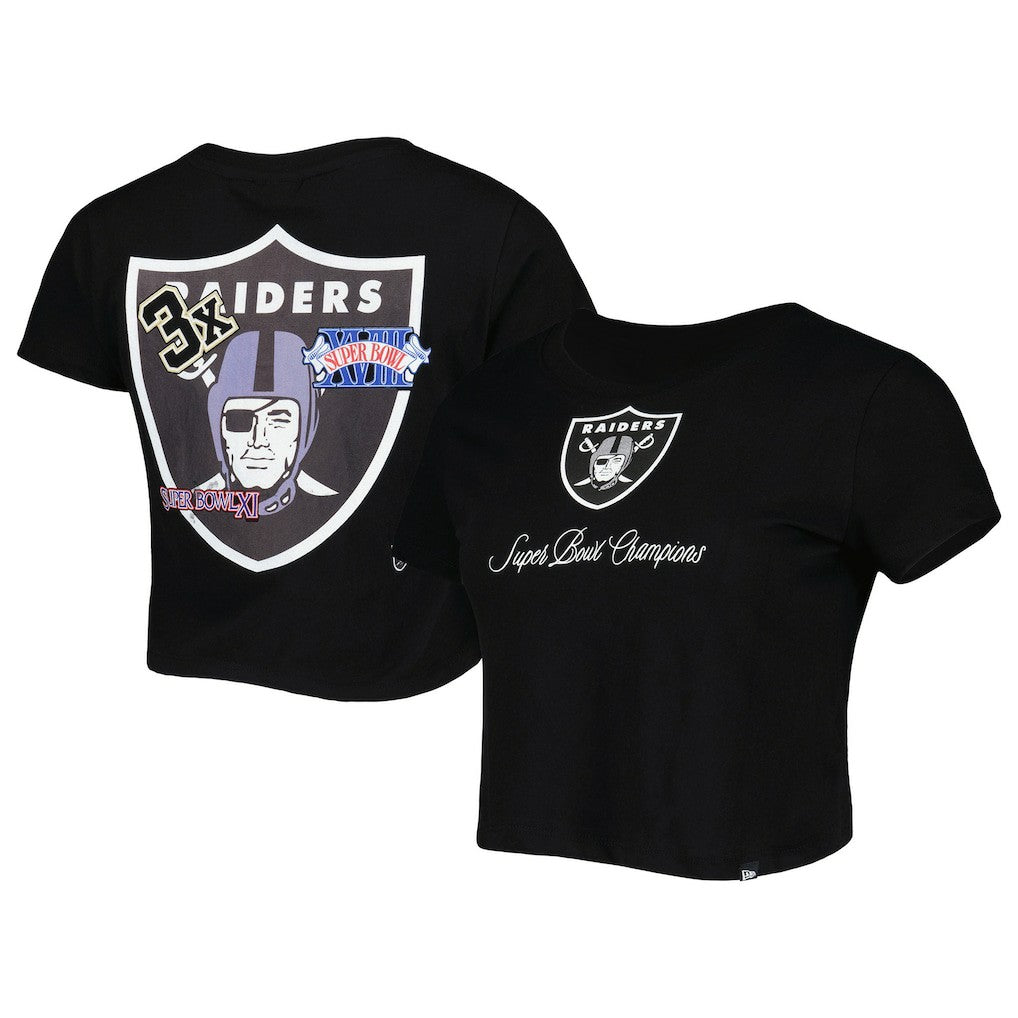 Las Vegas Raiders New Era Women's Historic Champs T-Shirt Black