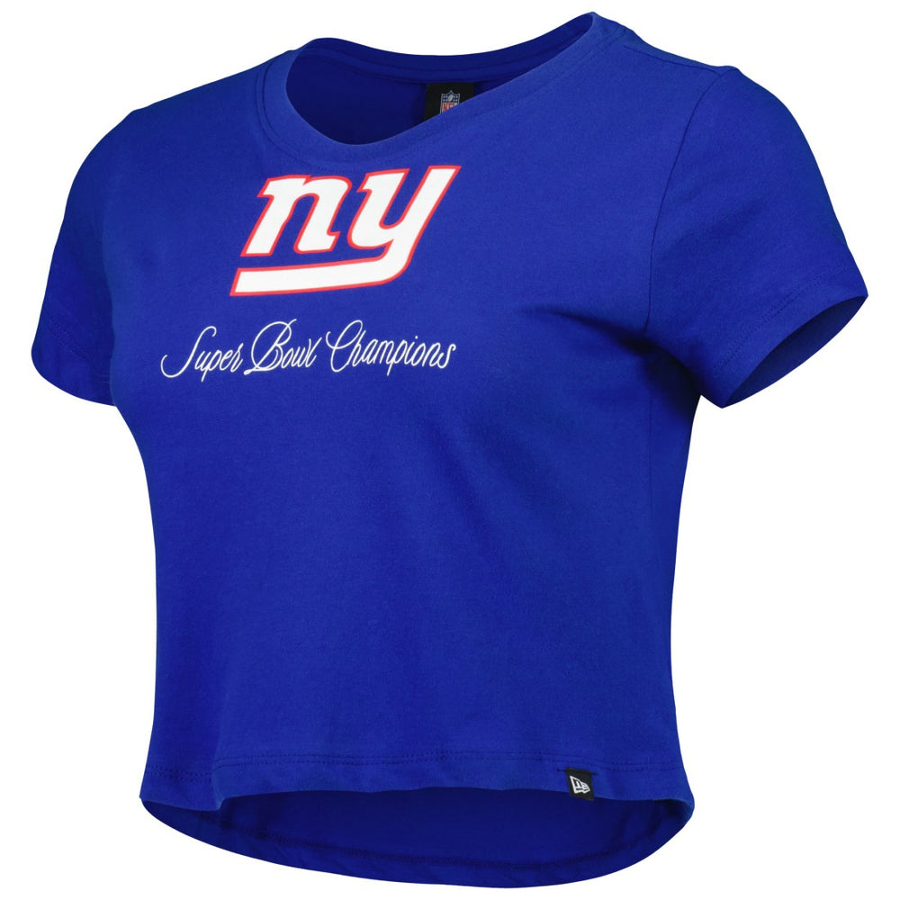 New York Giants New Era Women's Historic Champs T-Shirt Royal