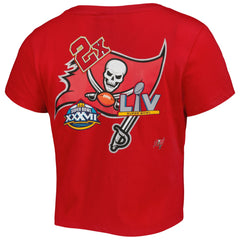 Tampa Bay Buccaneers New Era Women's Historic Champs T-Shirt Red