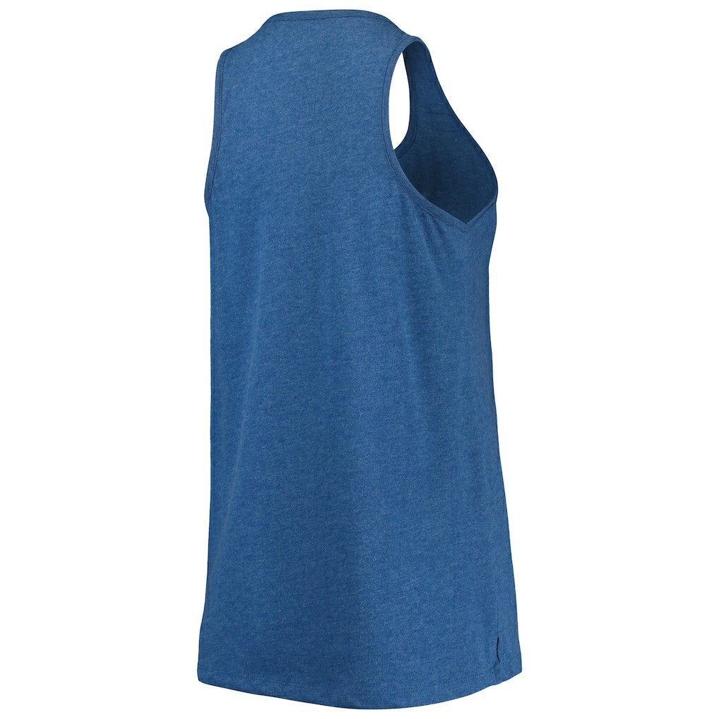 Philadelphia 76ers Women's Scoop-Neck Racerback Tank Top Heathered Royal