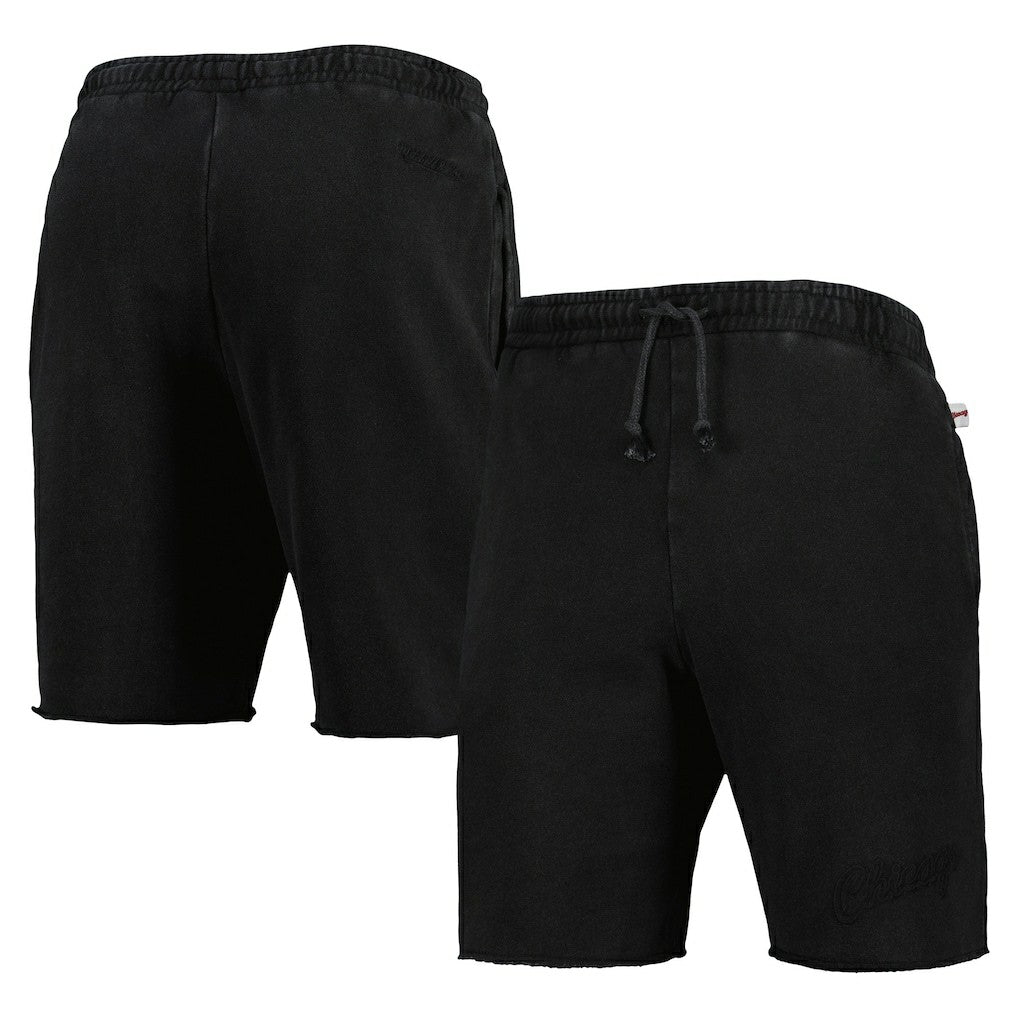 Chicago Bulls French Terry Tonal Fleece Shorts Black