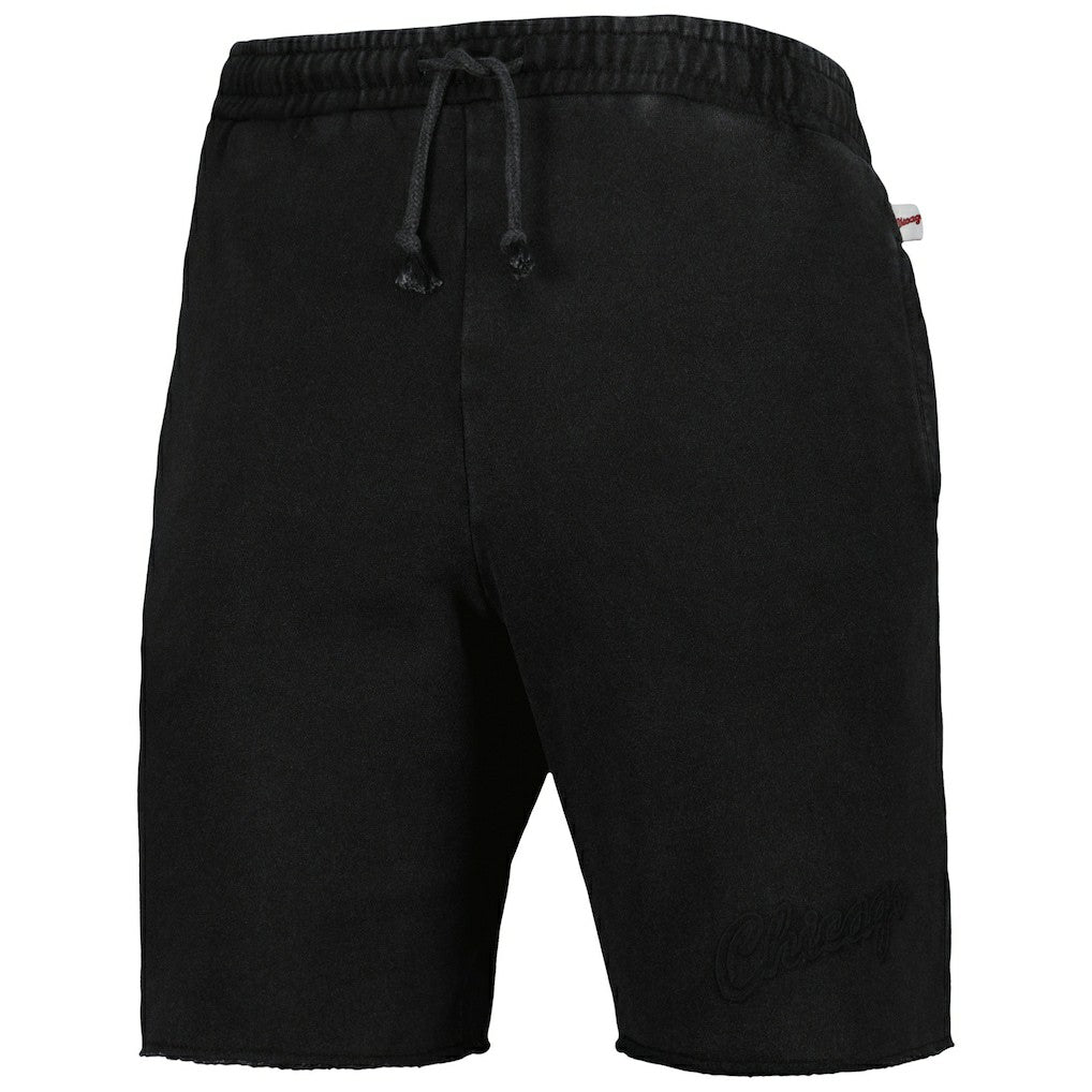 Chicago Bulls French Terry Tonal Fleece Shorts Black