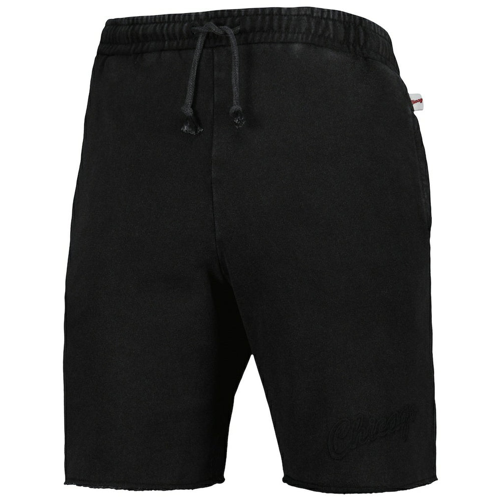 Chicago Bulls French Terry Tonal Fleece Shorts Black