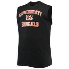 Cincinnati Bengals Big & Tall Muscle Tank Top Black
