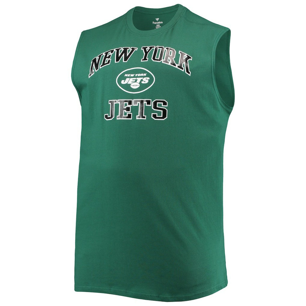 New York Jets Big & Tall Muscle Tank Top Green