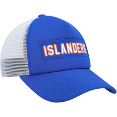 NHL New York Islanders adidas Team Plate Trucker Snapback Hat - Royal/White