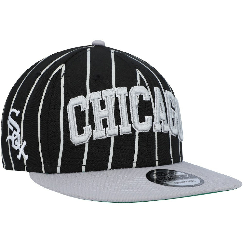 Chicago White Sox New Era City Arch 9FIFTY Snapback Hat - Black/Gray Hats