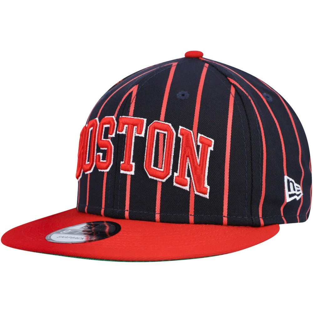 Boston Red Sox New Era City Arch 9FIFTY Snapback Hat - Navy/Red Hats