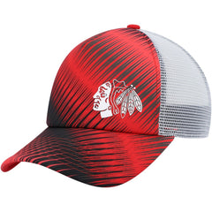 NHL Chicago Blackhawks adidas Women's Graphic Foam Trucker Snapback Hat - Red/White