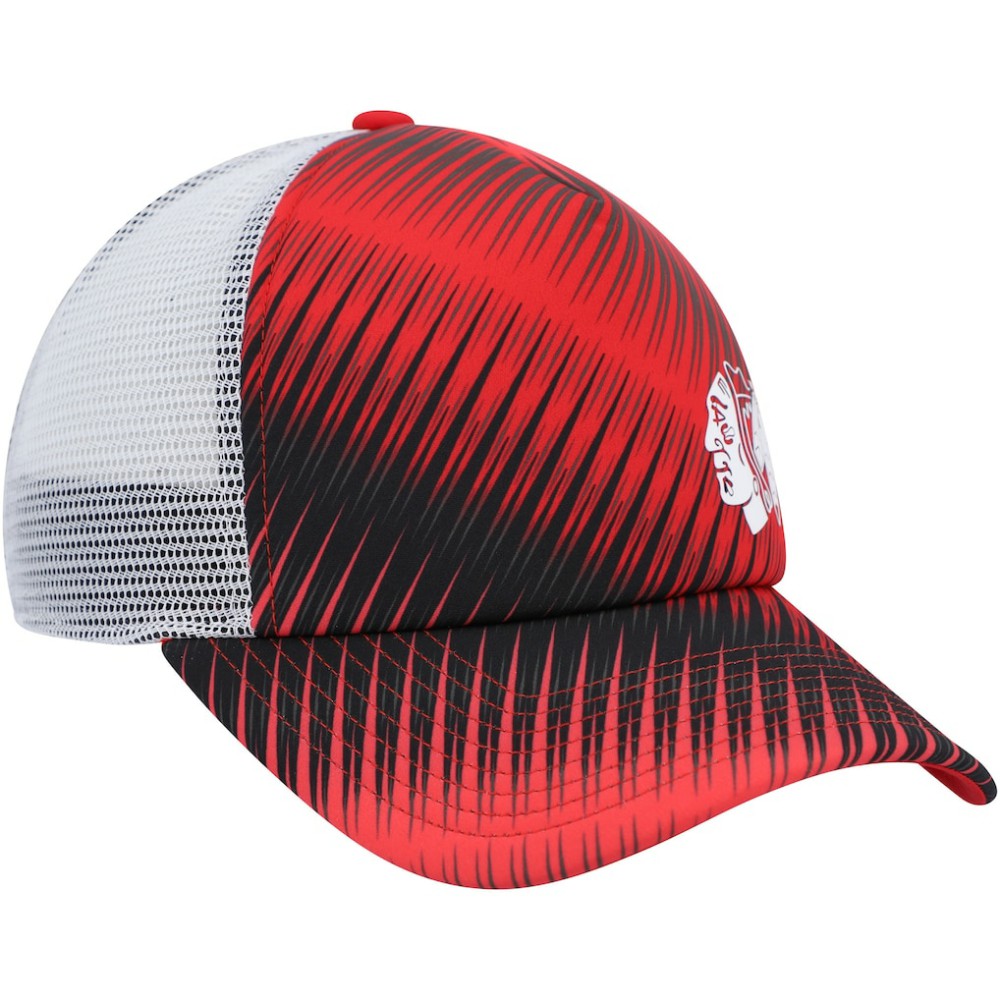 NHL Chicago Blackhawks adidas Women's Graphic Foam Trucker Snapback Hat - Red/White