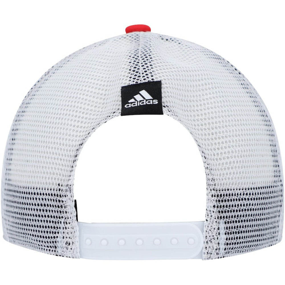 NHL Chicago Blackhawks adidas Women's Graphic Foam Trucker Snapback Hat - Red/White
