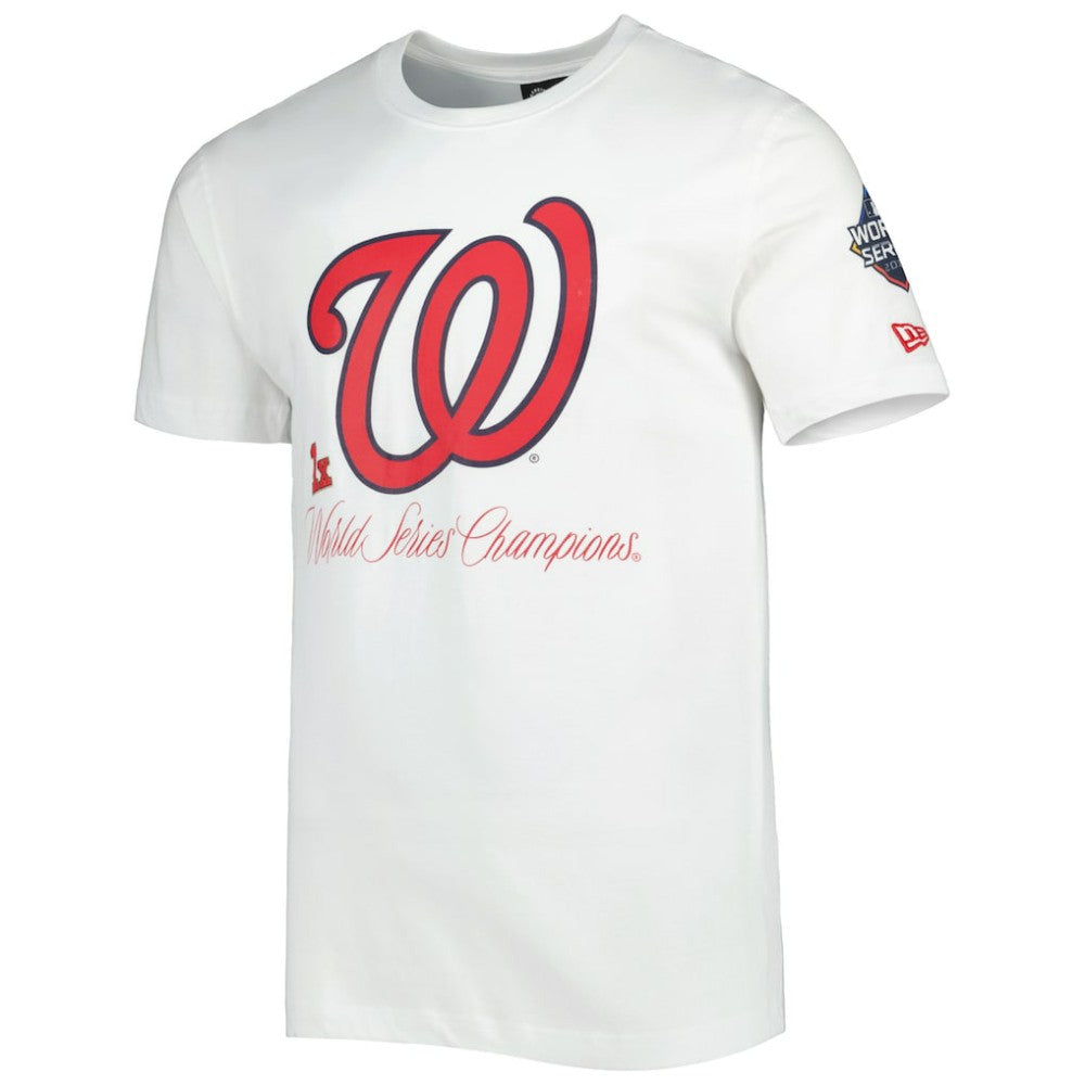 Washington Nationals New Era Historical Championship T-Shirt - White T-shirts