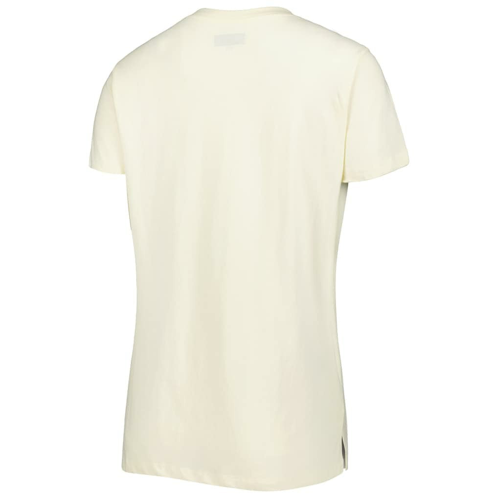 Indianapolis Colts New Era Women's Chrome Sideline T-Shirt Cream