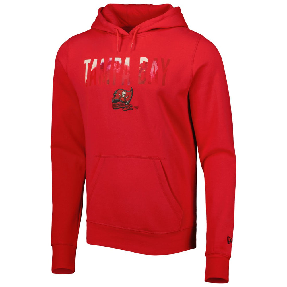 Tampa Bay Buccaneers New Era Ink Dye Pullover Hoodie Red