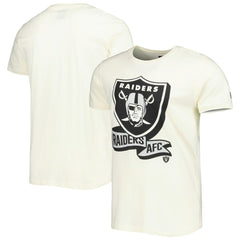 Las Vegas Raiders New Era Sideline Chrome T-Shirt Cream