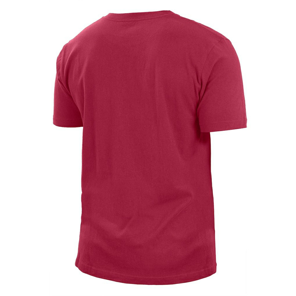 Arizona Cardinals New Era 2022 Sideline Ink Dye T-Shirt Red