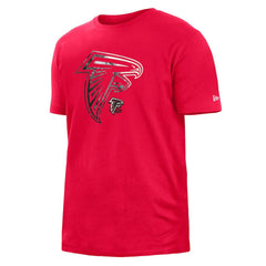 Atlanta Falcons New Era 2022 Sideline Ink Dye T-Shirt Red