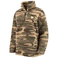 NHL Pittsburgh Penguins G-III Sports by Carl Banks Women's Sherpa Quarter-Zip Jacket - Camo