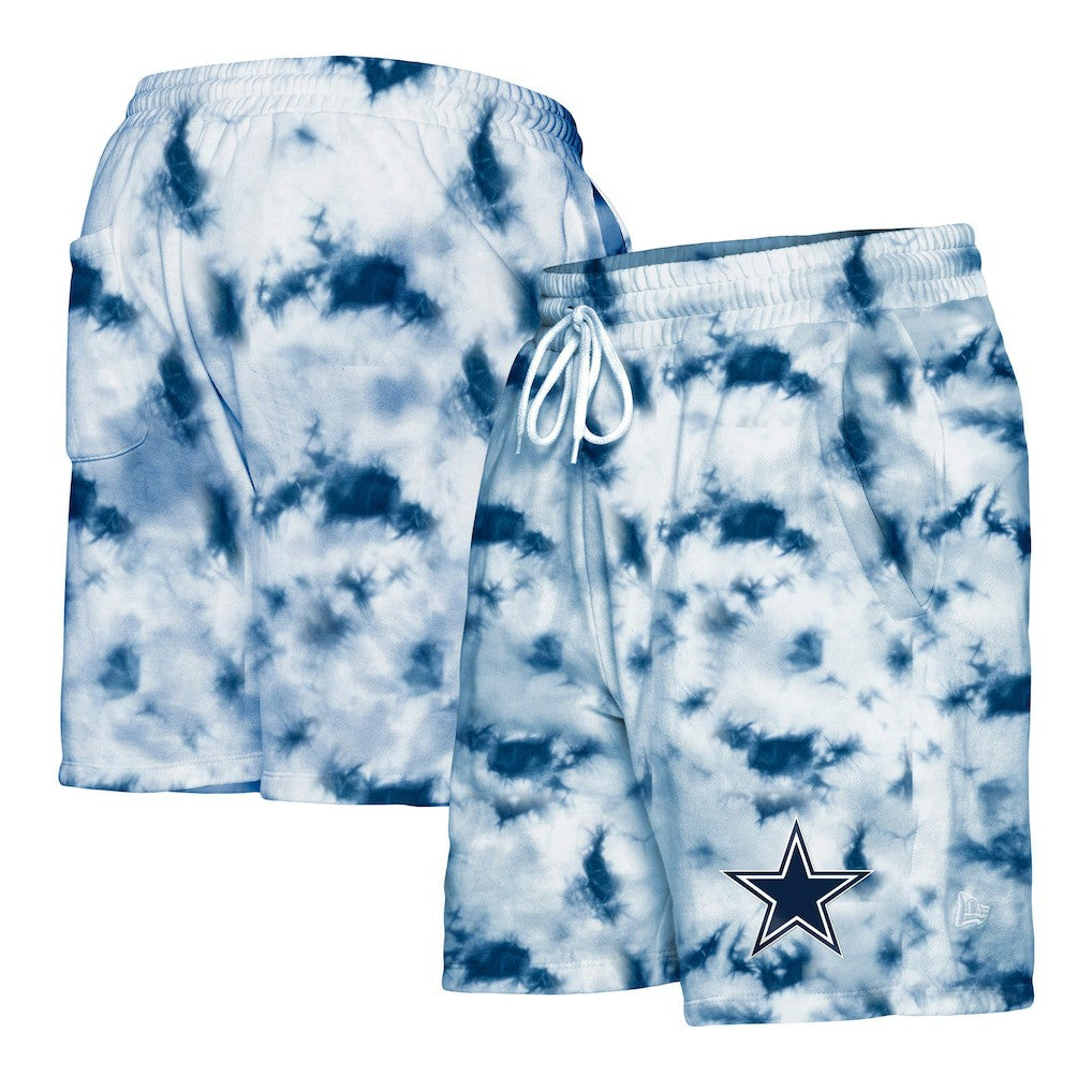 Dallas Cowboys New Era Tie-Dye Shorts Navy