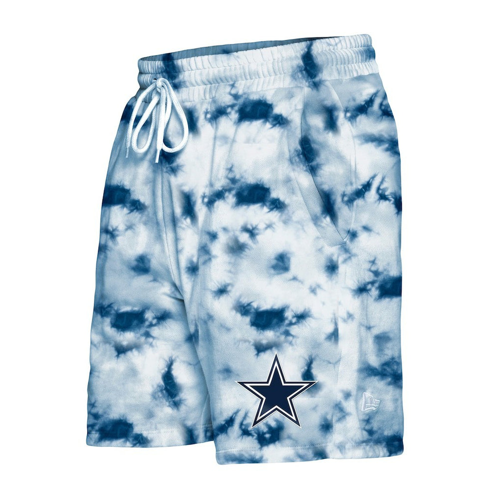 Dallas Cowboys New Era Tie-Dye Shorts Navy