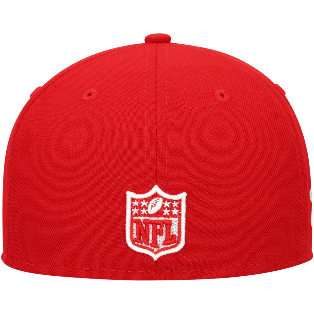 Tampa Bay Buccaneers New Era Super Bowl XXXVII Citrus Pop 59FIFTY Fitted Hat Scarlet