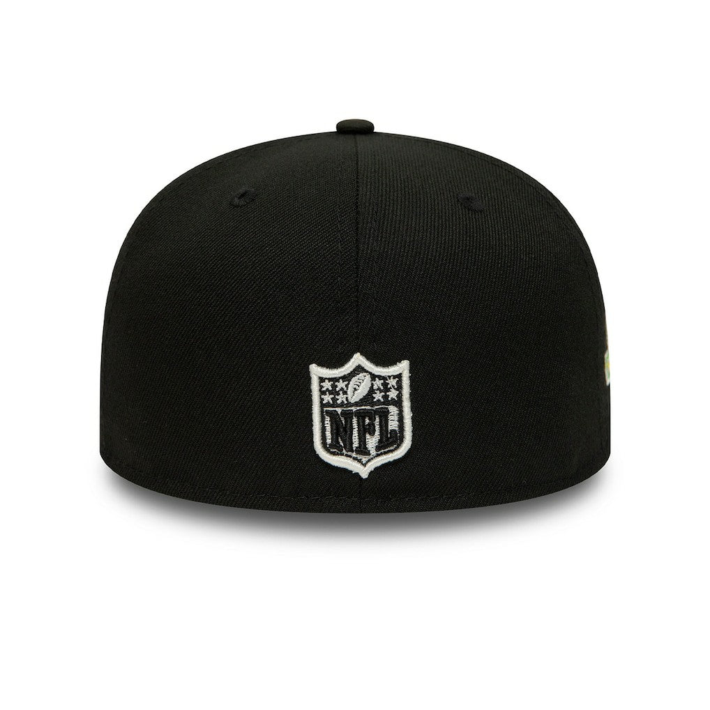 Pittsburgh Steelers New Era Super Bowl XL Citrus Pop 59FIFTY Fitted Hat Black