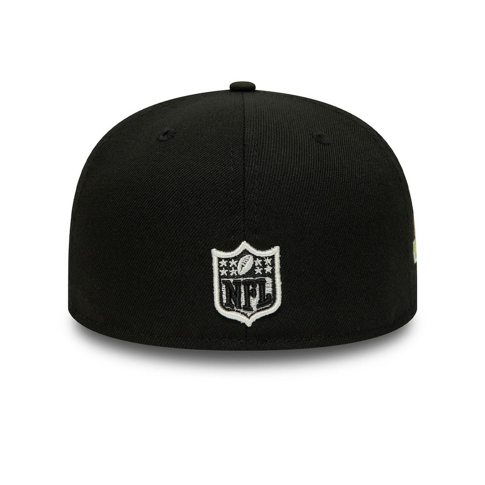 Pittsburgh Steelers New Era Super Bowl XL Citrus Pop 59FIFTY Fitted Hat Black