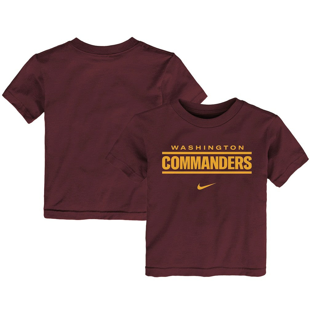 Washington Commanders Preschool Wordmark T-Shirt Burgundy