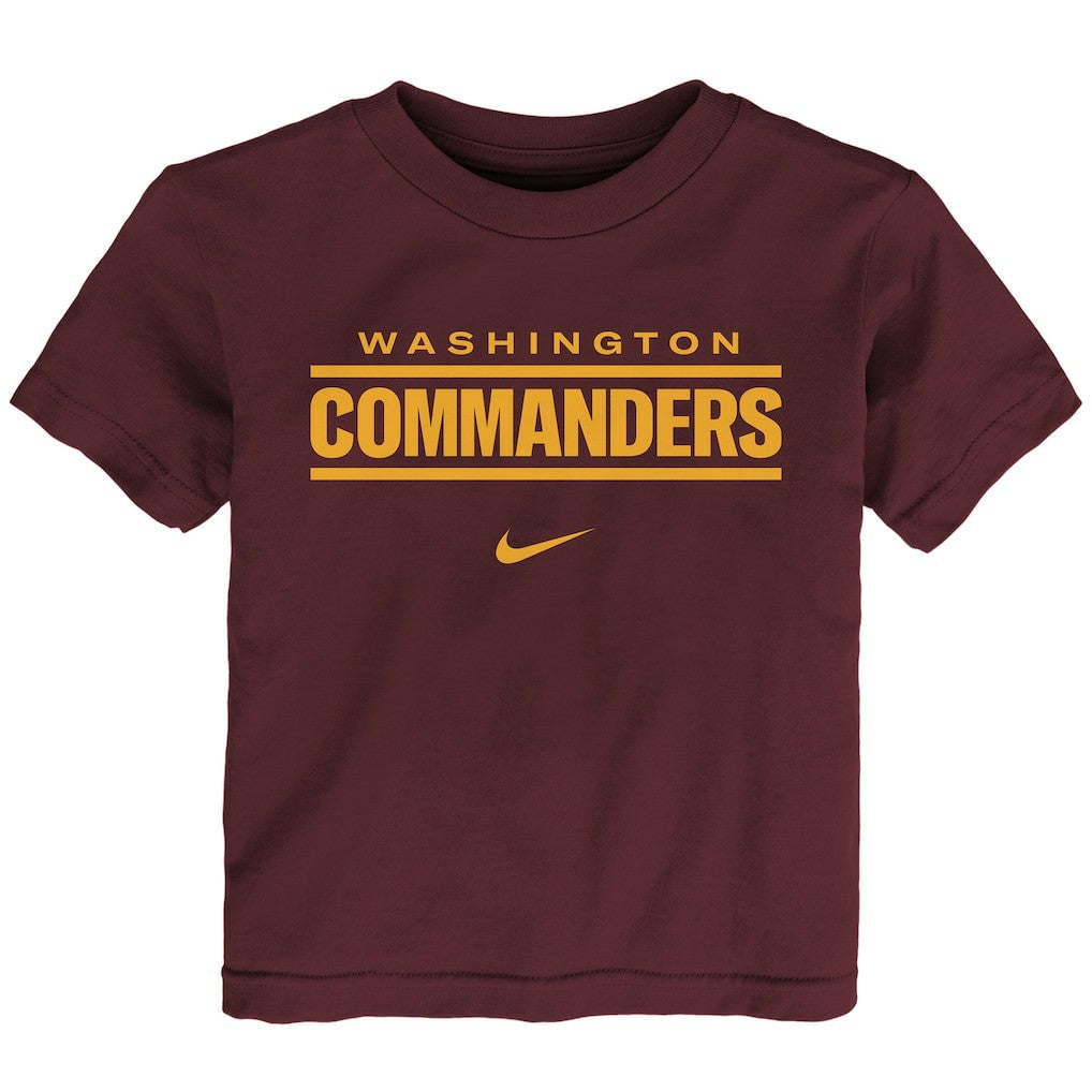 Washington Commanders Preschool Wordmark T-Shirt Burgundy