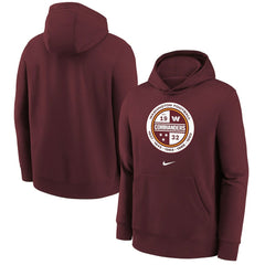 Washington Commanders Youth Alternate Logo Pullover Hoodie Burgundy
