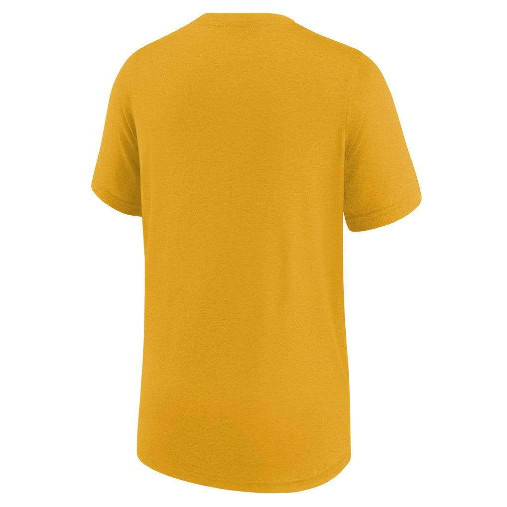 Washington Commanders Youth Team Athletic Performance T-Shirt Gold