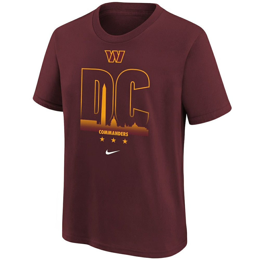Washington Commanders Youth Team City T-Shirt Burgundy
